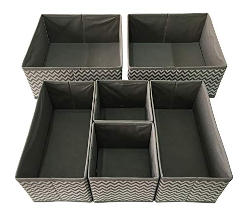 Sodynee SCD6SST Foldable Cloth Storage Box Closet Dresser Organizer Cube Basket Bins Containers Divi - //coolthings.us