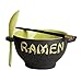 Ramen Noodle Bowl Set with Spoon and Chopsticks - Green