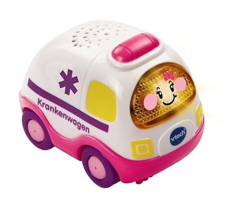 Vtech 80-119754 - TUT TUT Baby Flitzer - Krankenwagen, pink