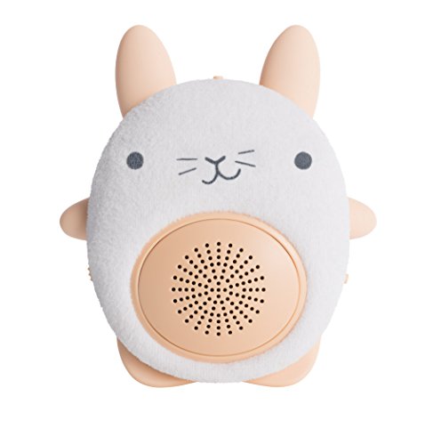 SoundBub by WavHello, White Noise Machine and Bluetooth Speaker | Portable and Rechargeable Baby Sleep Sound Soother – Bella the Bunny, White