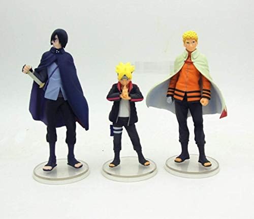 Next Generations Uzumaki Naruto Boruto Uchiha Sasuke Figure Toy F 3pcs/Set (with Box)
