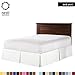Nestl White Bed Skirt Queen Size - 14 Inch Drop Brushed Microfiber Skirts Hotel Quality Pleated Shrinkage & Fade Resistant