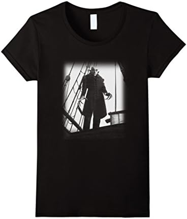 Women's Nosferatu Vampire Classic Horror Black T-Shirt Dracula Men Medium Black