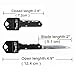 Three BY Key Knife Stainless Steel Keychain Folding Pocket Self Defense Knife 2 pack Portable(Black)