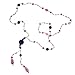 Chuvora Gemstone Beads Y Drop Opera Length Long Necklace, 28 inches