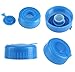 NWE 10 PCS 55mm 3 and 5 Gallon Non-Spill Caps,Replacement Water Bottle Snap On Cap Anti Splash