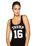 Hot Ass Tees Womens Fitted Trump 16 Funny Novelty Parody Tank Top