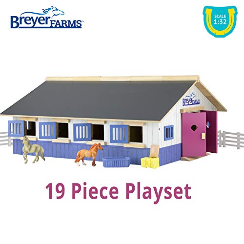 Breyer Horses Farms Deluxe Wooden Playset 19 Piece Playset 2