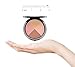 EVE PEARL Ultimate Face Compact Blush Bronzer Highlighter Contour Palette Eyeshadow Makeup Set Medium to Deep- Ageless