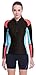 EYCE Women's 1.5 mm Wetsuits Jacket Long Sleeve Neoprene Wetsuit Top
