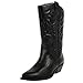 Women's Fashion Vegan Pointy Toe Embroidered Western Boots