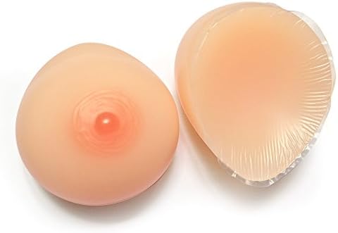1200g/pair E cup Waterdrop Shaped Silicone Mastectomy Breast Forms Artificial Fake Boobs for Cross Dressers Drag Queen Halloween Cosplay 36DD/38D/40C