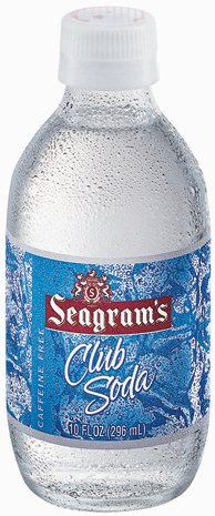 Seagram's Club soda glass 10oz (072979000169)
