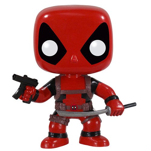 Funko Pop! Marvel Heroes: Deadpool #20 Vinyl Figure (Bundled with Pop BOX PROTECTOR CASE)