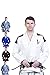 Vector Sports Lightweight Pearl Weave Brazilian Jiu Jitsu BJJ Gi Kimono Preshrunk 100% Cotton Fabric Attila Series (White, A0)