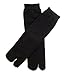 V-Toe Black Solid Casual Flip Flop Tabi Big Toe Socks