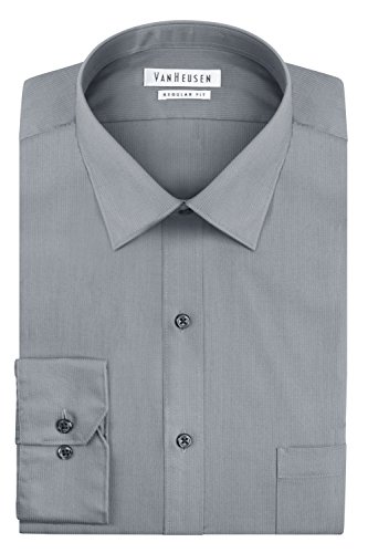 Van Heusen Mens Dress Shirts Regular Fit Solid Pincord Spread | Desertcart  BAHRAIN