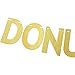 Gold Glitter Donut Grow Up Banner Baby 1st Birthday Party Decoration Bunting Photo Booth Props Signs Garland