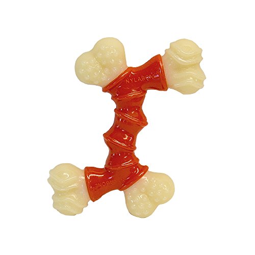 Nylabone Power Chew DuraChew Double Bone Bacon Dog Chew Toy, X-Small