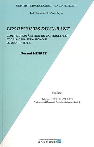 Les  recours du garant