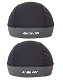 Andevan Helmet Liner Coolmax Fabric Skull Cap Style (Pack of 2 Pcs)