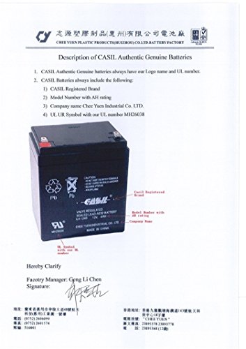1 Casil+Genuine+CA1240+Alarm+Battery