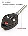 3 buttons (Right groove) No chip refit Keyless uncut Remote fob key Shell case& buttons pad For Mitsubishi lancer 2007-2013/ Endeavor 2007-2011/ Outlander 2007 2008