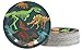 Juvale Dinosaur Birthday Party Supplies, Fossil Plates (9 in., 80 Pack)