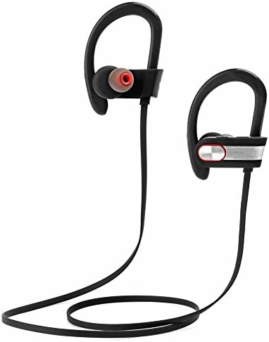 [Clear Sound] - Maxmore Noise Cancelling Bluetooth V4.1 In Ear Headphones Stereo Bass Earbuds Wireless Sport Workout Earphones With Hook