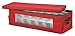 Whitmor Ornament Storage Box 42 Compartments with Outer Pocket for Ornament Hooks