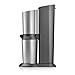 SodaStream Crystal Sparkling Water Maker Starter Kit, Black and Silver