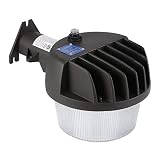 TORCHSTAR Dusk-to-Dawn LED Outdoor Barn Light (Photocell Included), 50W (400W Equiv.), 6000 lm Ultra-Bright Area Light, 5000K Daylight, DLC & ETL-Listed Yard Floodlight, Wet Location, 5-Year Warranty