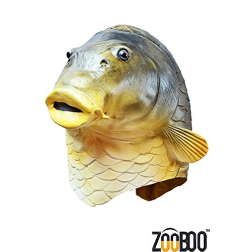ZooBoo Creepy Fish full head Mask Halloween Costume Clothing, Shoes & Jewelry, Costumes & Accessories, Women, Masks