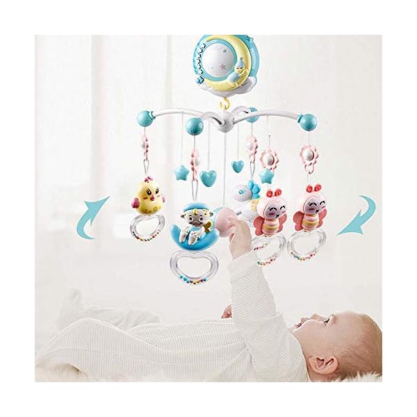 musical crib mobile with lights