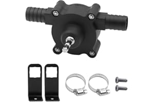 Crovakeu Mini Portable Electric Drill Pump - Self-Priming Hand-Driven Transfer Pump for Diesels, Oil & Water with Quick Pumpi