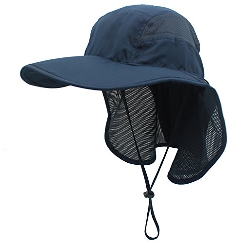 GG ST Sonnenhut Herren Damen UPF 50+ Outdoor UV Summer Cap mit Nackenschutz Hiking Fischerhut Strand Faltbar Safari…
