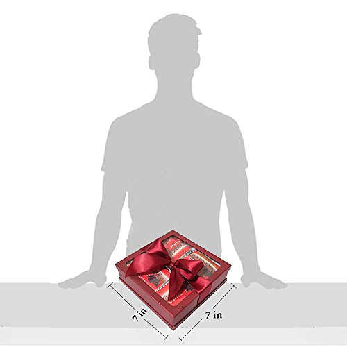 6 Gourmet+Coffee+Gift+Set+Burgundy