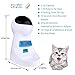 Xuliyme Automatic Cat Feeder Auto Timed Pet Food Dispenser Feeder with LCD Display, Voice Record Remind, Timer Programmable, Portion Control for Cat and Medium or Small Dog (3L 2019)thumb 1