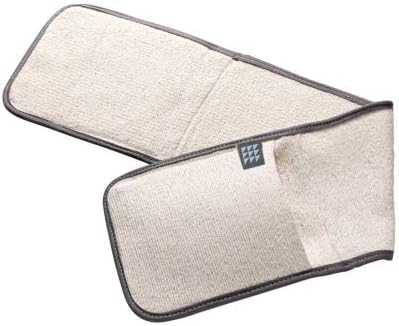 Lakeland Heavy Duty Double Oven Gloves Cotton Triple Layer Pockets 48cm