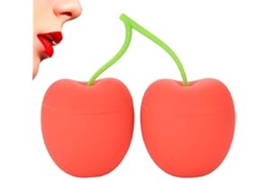Cherry Shaped Lip Enhancer Plumper - Women's Portable Silicone Enhancement Device for Full Lips - Beauty Tool and Enlargement