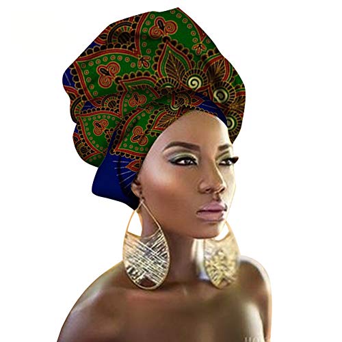 image for DOLLY DOLLY African Traditional Wax Print Head wrap Headwrap Scarf Tie