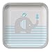 Blue Elephant Boy Baby Shower Supply Pack! Bundle Includes Paper Plates, Napkins, Cups & Silverware for 8 Guests