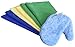 Microfiber Cleaning Cloths & Mitt by House Craft - Cleaning Cloth For Electronics, Car, Kitchen, iPhone, iPad, Kindle, Computer, Screen, and Glass. Hypoallergenic, Antibacterial, Streak and Lint Free Microfiber Towels. Make Cleaning Easy and Efficient Now!