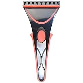 Ice Scraper for Cars, Windshield &amp; Windows Cleaning from Frost and Ice, Lightweight and Portable car Accessories (Red)