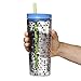 bubba Envy Dual-Wall Insulated Tumbler with Straw, 24 oz., Blue Graphic Triangles