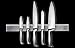 Wall Mounted Knife Holder | Magnetic Stainless Steel Block | 18 inches | Perfect for the Contemporary Kitchen
