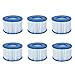 Bestway Spa Filter Pump Replacement Cartridge Type VI (6 Pack) (Coleman)