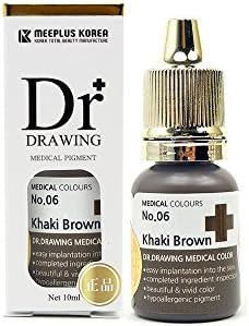 MEEPLUS KOREA Dr. Drawing Liquid Type Pigment for Machine- Khaki Brown