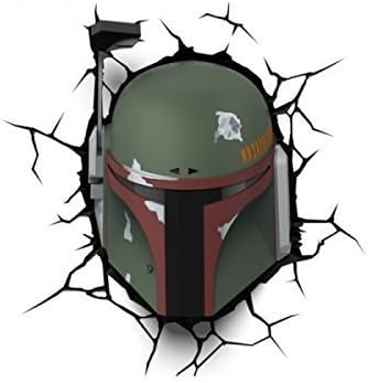 Eurobric 2000 - Lampe Murale 3D Deco Light Star Wars - Boba Fett - 8414834142317 by Eurobric 2000