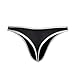 Men's Sexy Thongs Low Rise Underwear Ice Silk Briefs Size M